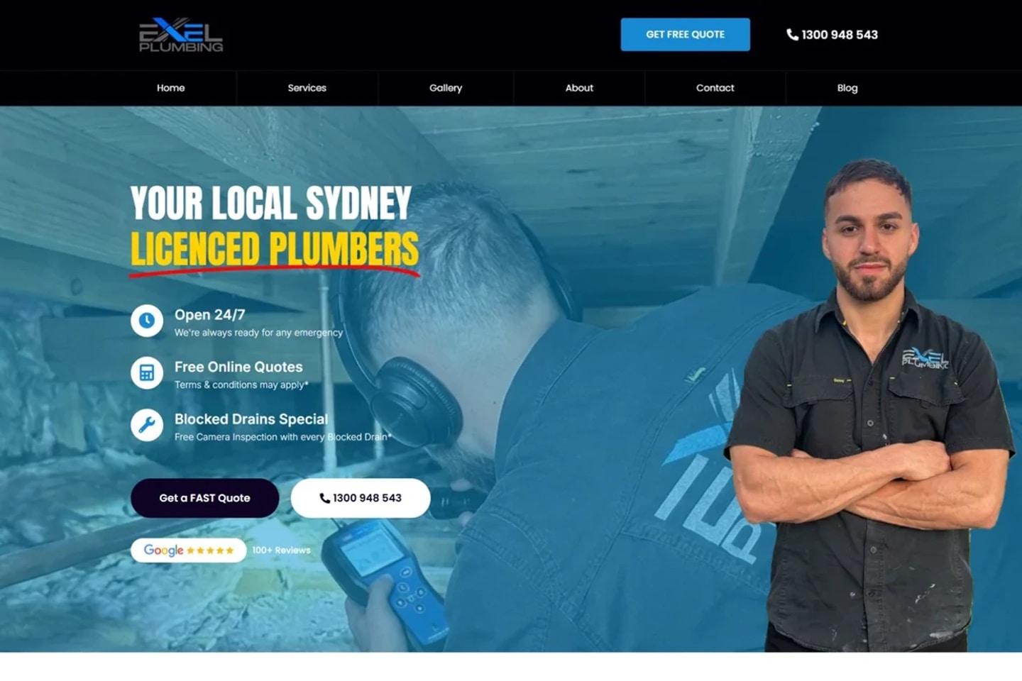 Exel Plumbing: Ready for the next enquiry.