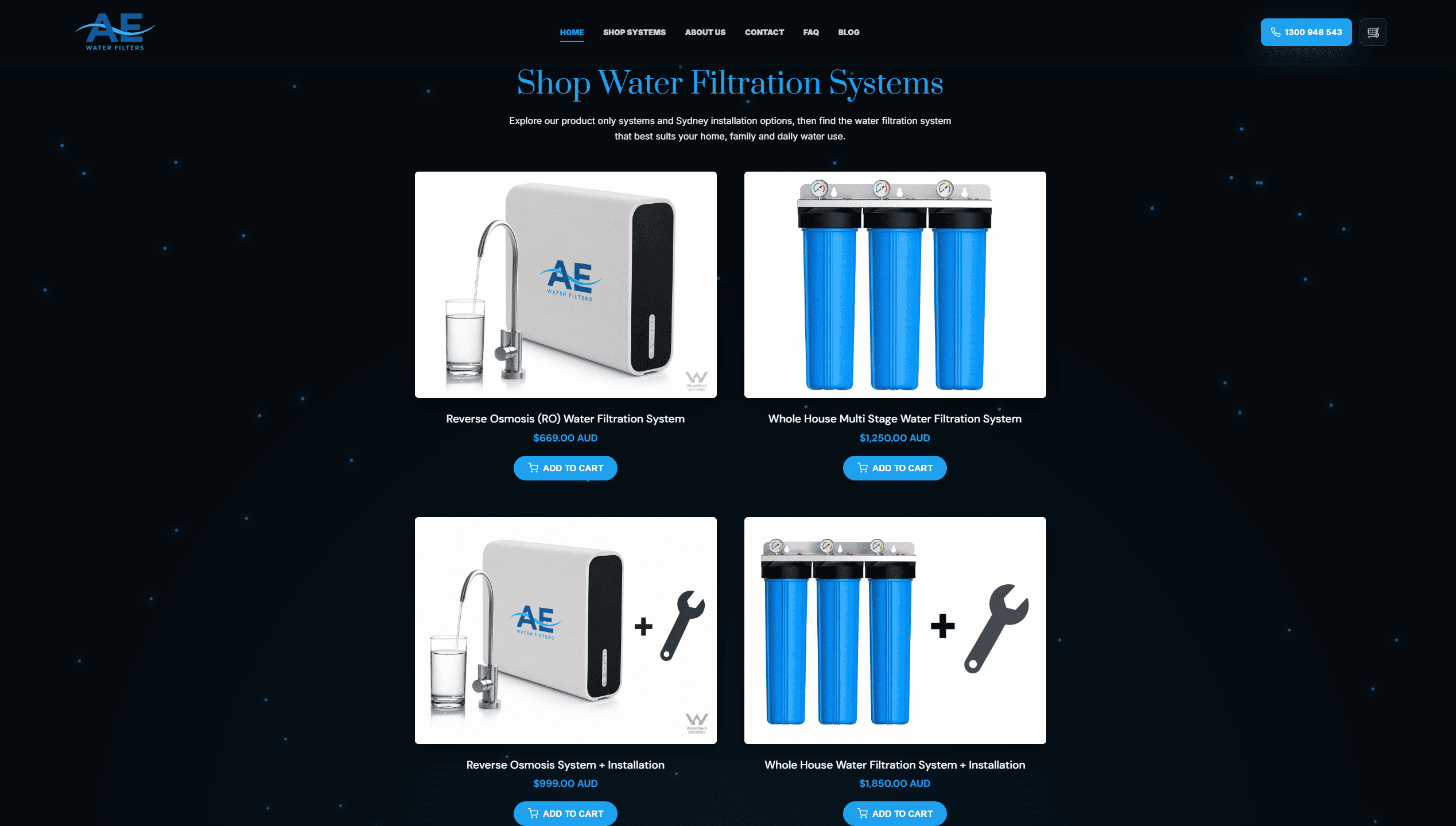 Recent website build four